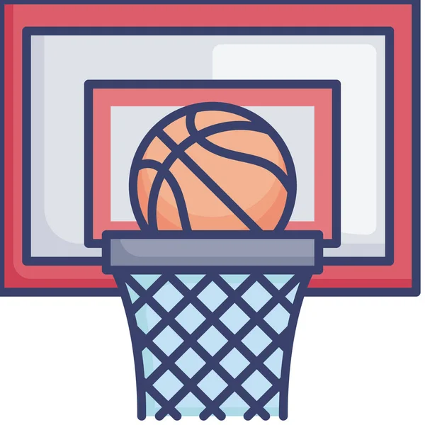 Aktivitätsball Basketball Ikone — Stockvektor