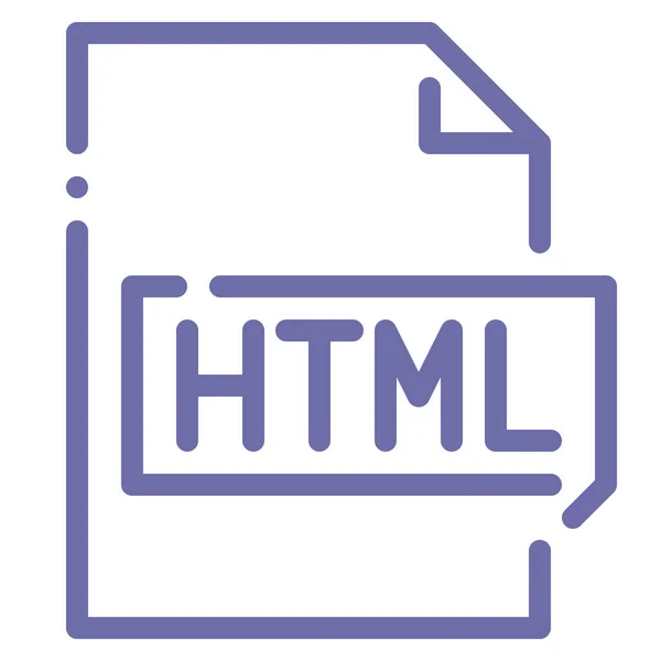 Иконка Расширения Html — стоковый вектор