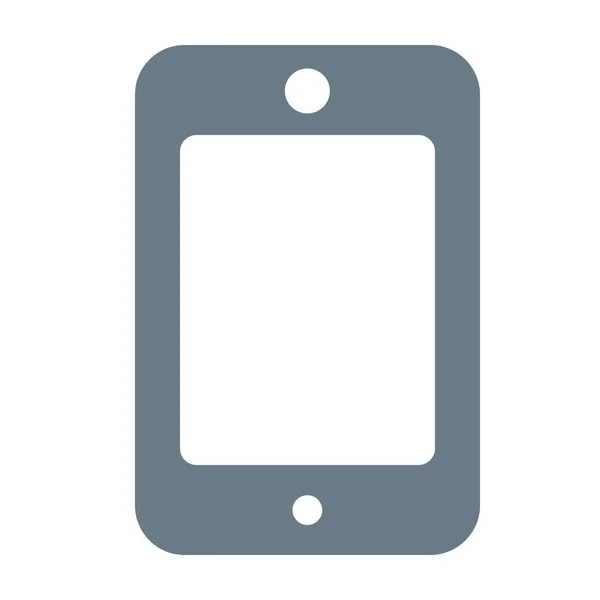 Dispositivo Iphone Gadget Icono Estilo Sólido — Archivo Imágenes Vectoriales