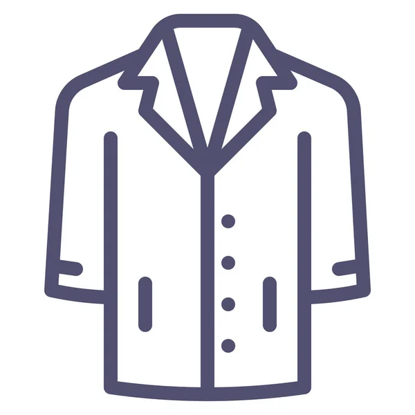 Vêtements Icône Usure Manteau Dans Catégorie Vêtements Accessoires — Image vectorielle