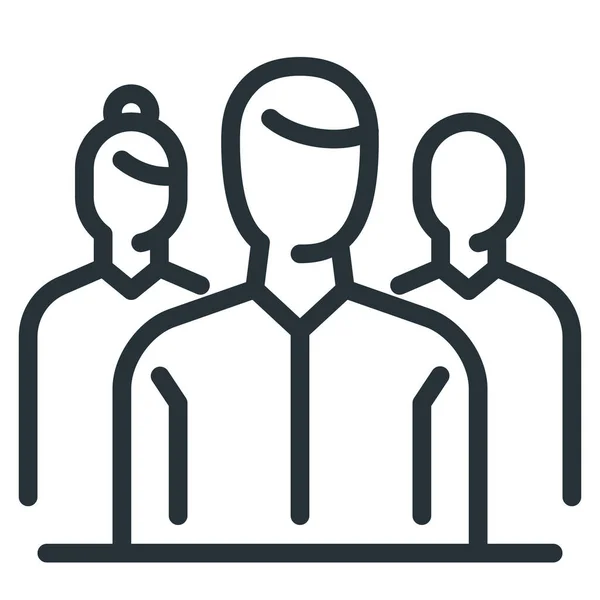 Personen Team Gruppensymbol — Stockvektor
