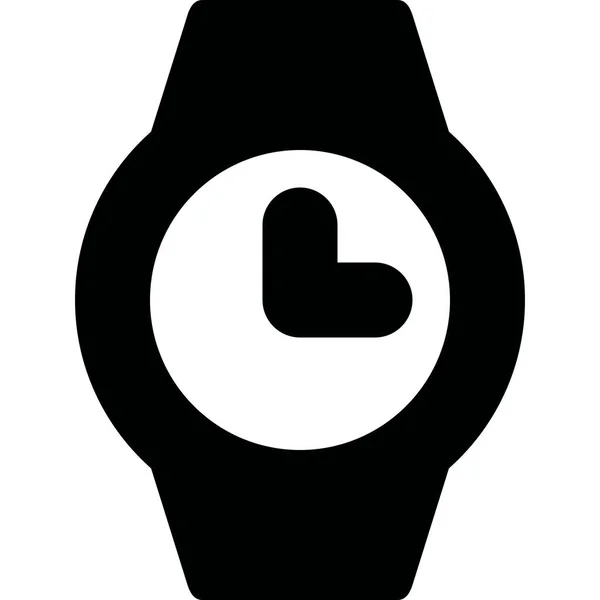Reloj Tiempo Reloj Icono Estilo Esquema — Archivo Imágenes Vectoriales