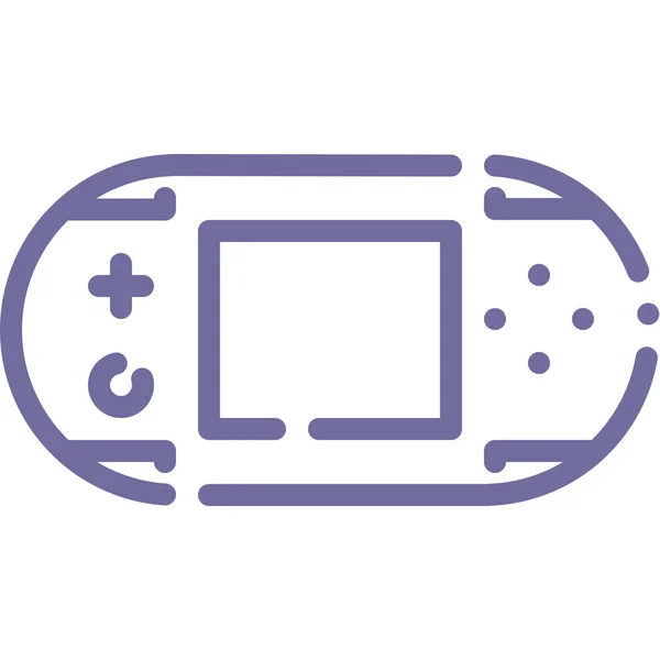 Game Playstation Psp Icône Dans Catégorie Son Musique — Image vectorielle