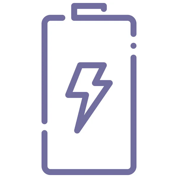 Batterieladegerät Der Kategorie Elektronische Geräte Geräte — Stockvektor