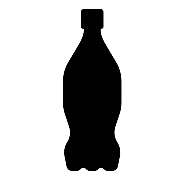 Пляшкова Їжа Скляна Іконка Суцільному Стилі — стоковий вектор