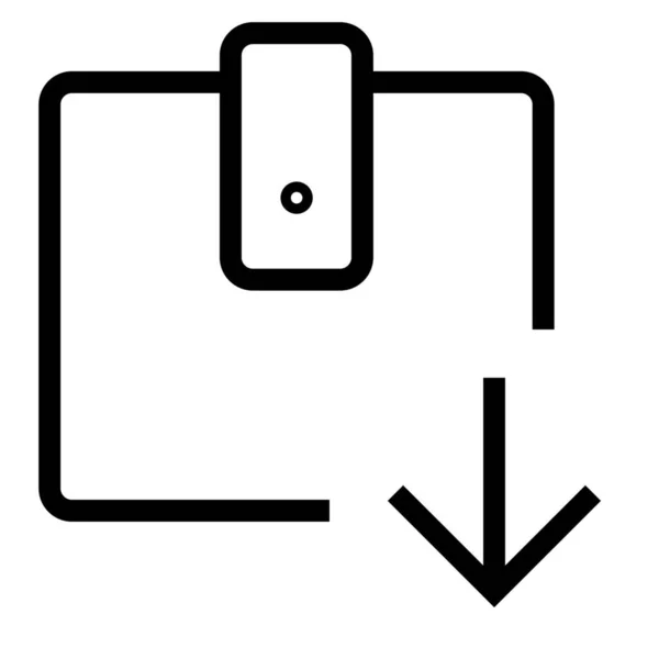 Pago Financiero Icono Del Esquema Estilo Del Esquema — Archivo Imágenes Vectoriales