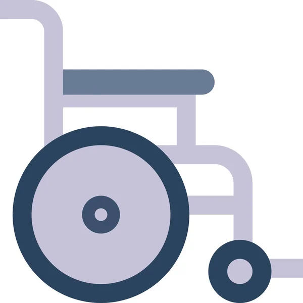 Chaise Icône Des Soins Santé Pour Handicapés Dans Catégorie Hôpitaux — Image vectorielle