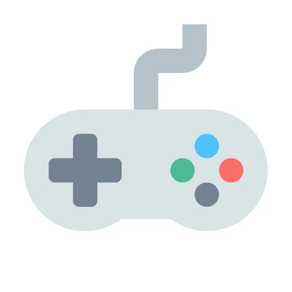 Juego Joypad Icono Plano Estilo Plano — Vector de stock