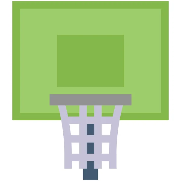 Panier Activité Basket Icône Dans Catégorie Sport — Image vectorielle