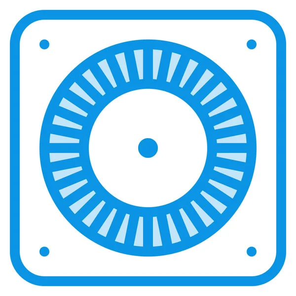 Icône Mécanicien Électro Ventilateur Dans Style Outline — Image vectorielle