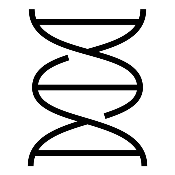 Значок Молекули Кислоти Dna Стилі Контурів — стоковий вектор