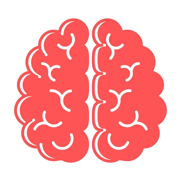 Lluvia Ideas Del Cerebro Icono Lluvia Ideas Estilo Sólido — Vector de stock