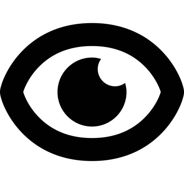 Icon Für Die Blickrichtung Outline Stil — Stockvektor