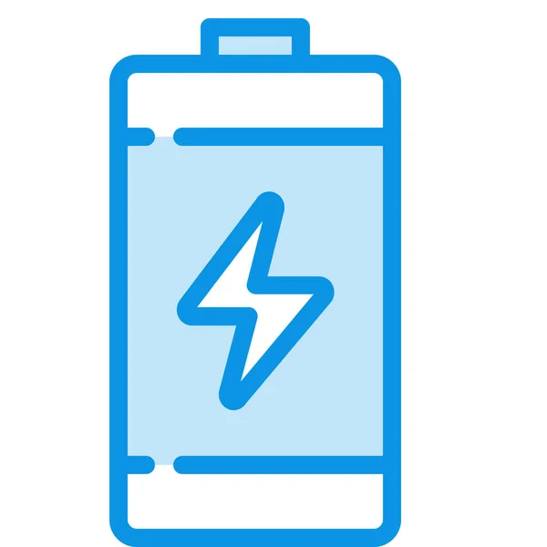 Recharge Icon Filled Outline Style — стоковый вектор