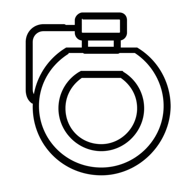 Canister Canteen Alcohol Icon Outline Style — Image vectorielle