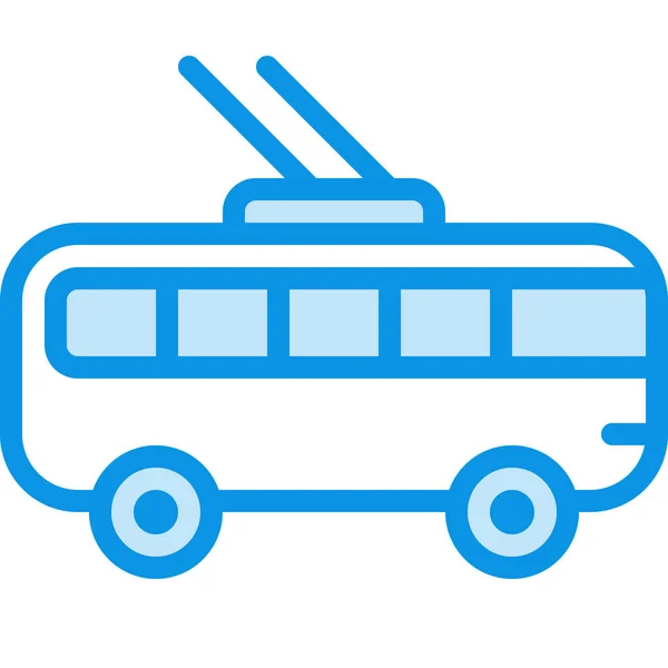 Transportwagen Outline Symbol Outline Stil — Stockvektor