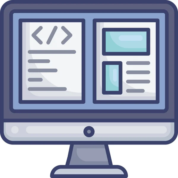 Browser Code Coding Icon Stock Vector by ©iconfinder 459477360
