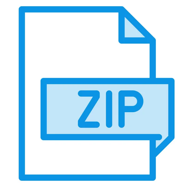 Archivo Zip Icono Archivo Categoría Archivos Carpetas — Archivo Imágenes Vectoriales