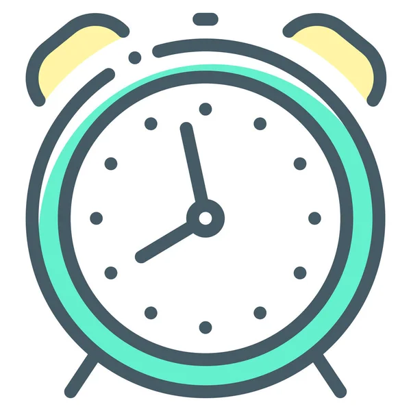 Horloge Alarme Icône Temps — Image vectorielle