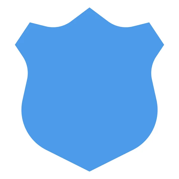 Police Protection Security Icon Flat Style — Stock Vector