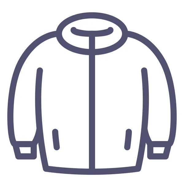 Daunenjacke Warmes Symbol Der Kategorie Kleidung Accessoires — Stockvektor