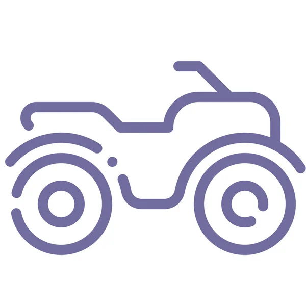 Icono Del Vehículo Safari Atv Vehículos Modos Transporte Categoría — Vector de stock
