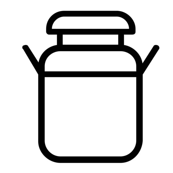 Иконка Контейнера Напитками Стиле Outline — стоковый вектор