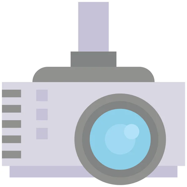 Иконка Фотоаппарата Категории Искусство Мультимедиа — стоковый вектор
