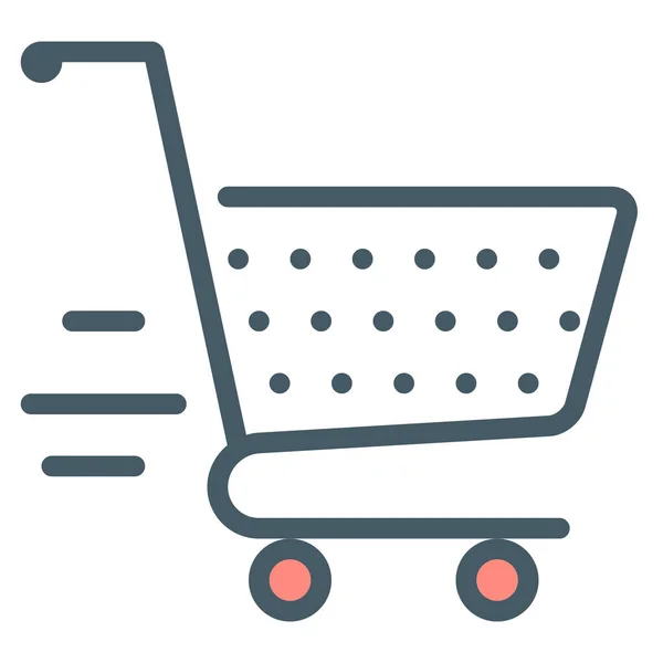 Commerce Commerce Marketing Icon Filled Outline Style — Stockový vektor