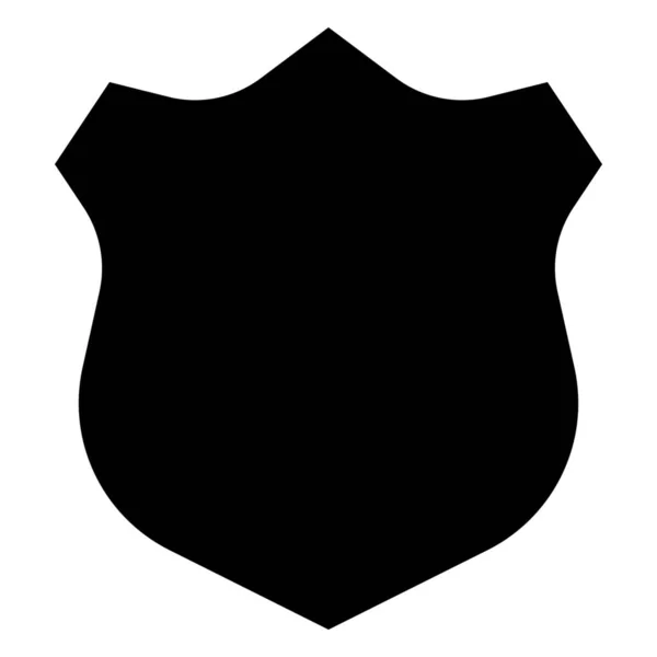 Ícone Segurança Proteção Policial Estilo Sólido —  Vetores de Stock