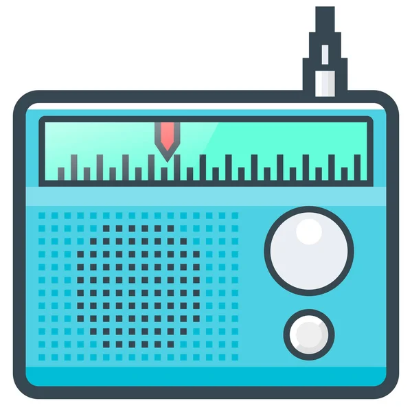 Appareils Icône Équipement Électronique Dans Style Contour Rempli — Image vectorielle