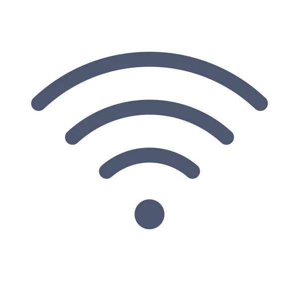 Conexión Wifi Icono Plano Estilo Plano — Archivo Imágenes Vectoriales