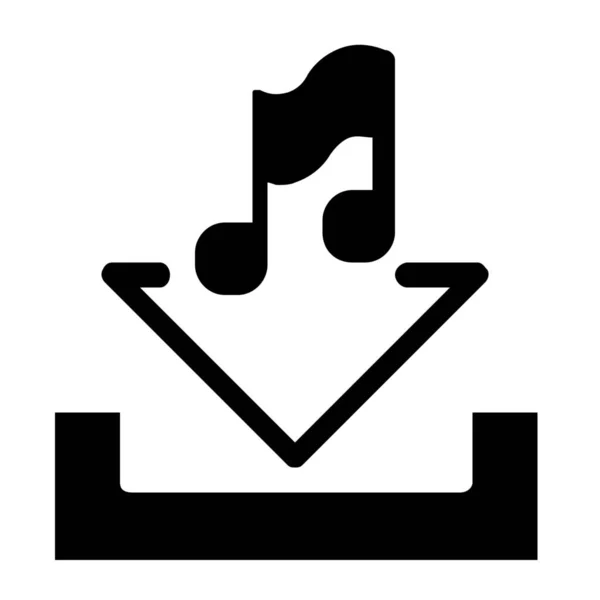 下载立体风格的音乐音频图标 — 图库矢量图片