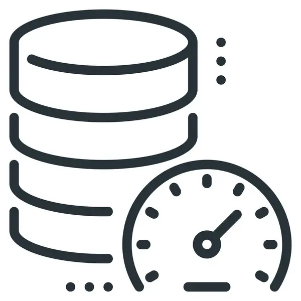 Base Data Database Icon — Stock Vector