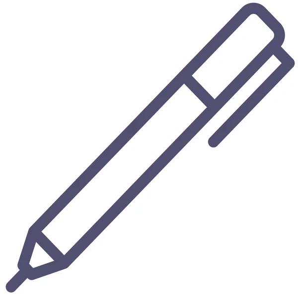 Εικονίδιο Περίγραμμα Εργαλείου Στυλό Στυλ Περίγραμμα — Διανυσματικό Αρχείο