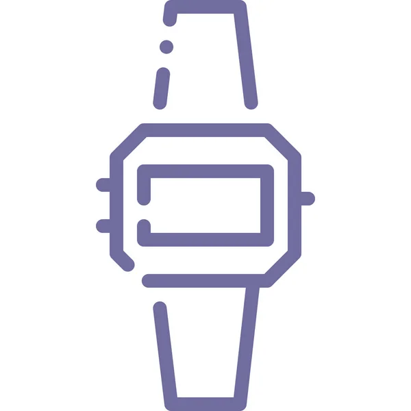 Icono Muñeca Reloj Icono — Vector de stock