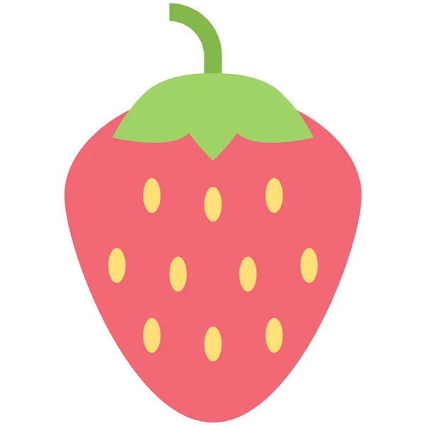 Bayas Icono Fruta Bayas Primavera Categoría — Vector de stock