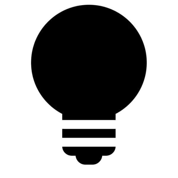 Aus Lampe Solides Symbol Soliden Stil — Stockvektor