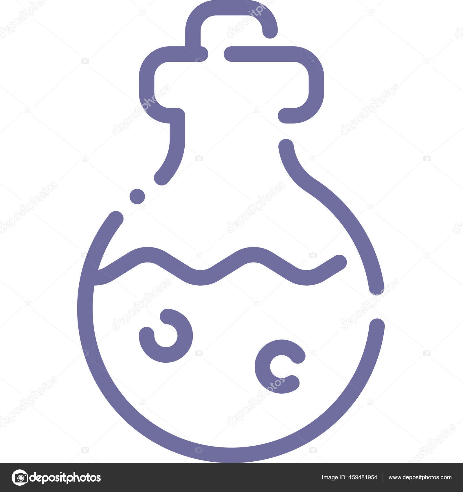 Icono Laboratorio Química Hospitales Categoría Salud vector, gráfico