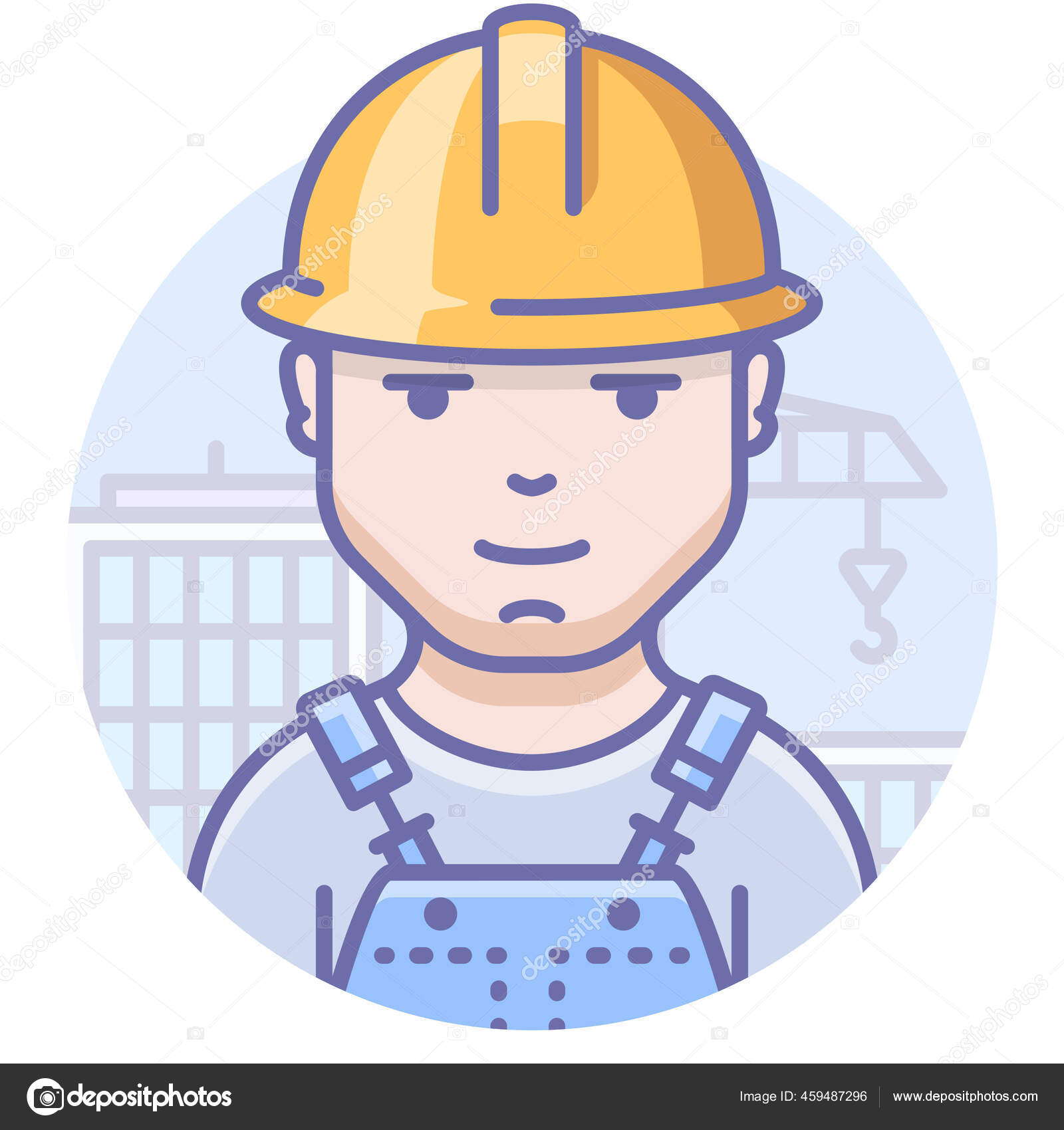 Builder man icon hi-res stock photography and images - Alamy