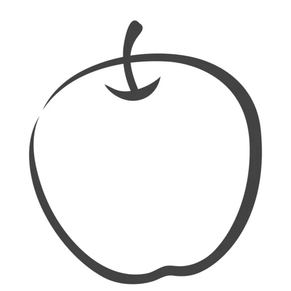 Symbol Für Apfelfrüchte — Stockvektor
