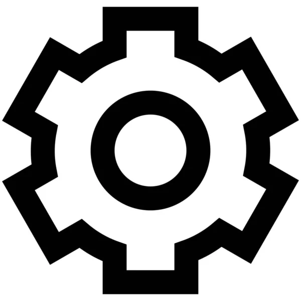 Gear Maintenance Options Icon — Stock Vector