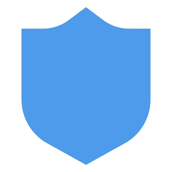 Protección Escudo Seguridad Icono Estilo Plano — Vector de stock