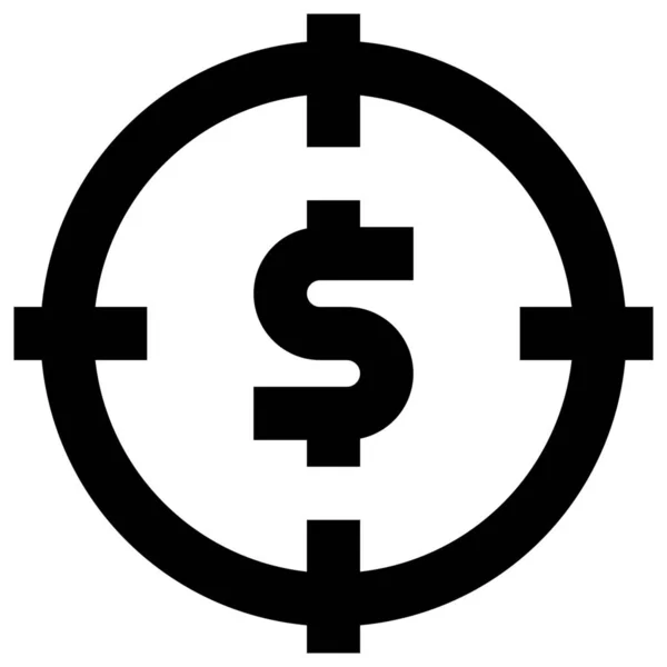 Иконка Доллар — стоковый вектор