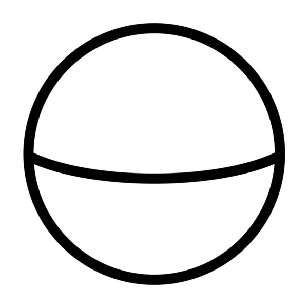 ボール概要概要スタイルのファミリー ホームアイコン — ストックベクタ