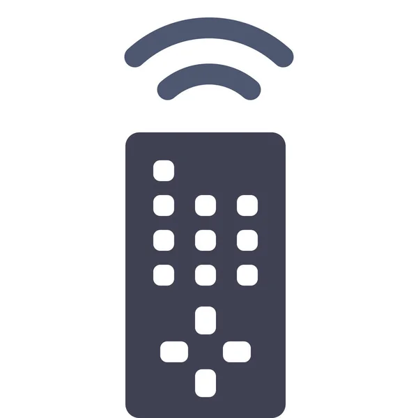 Control Remote Remote Control Icon Flat Style — Archivo Imágenes Vectoriales