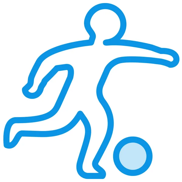 Football Soccer Fifa Icon Dans Style Outline — Image vectorielle