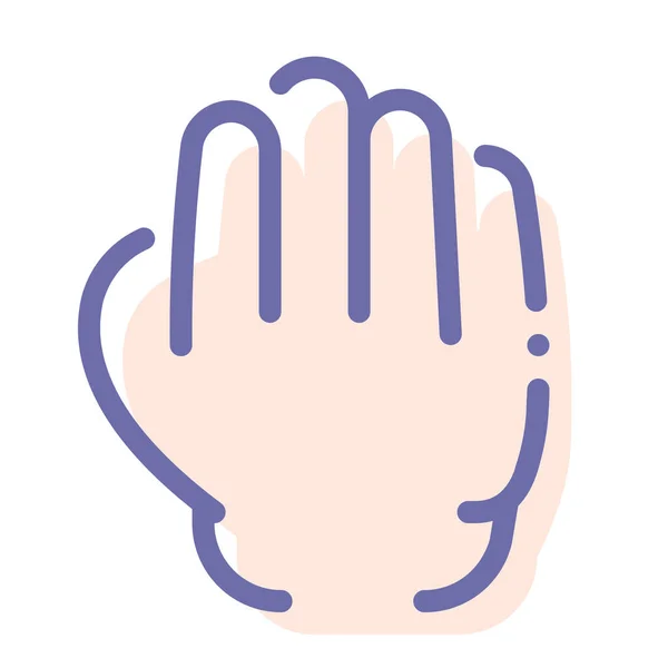 Gesture Grab Hand Icon — Stock Vector