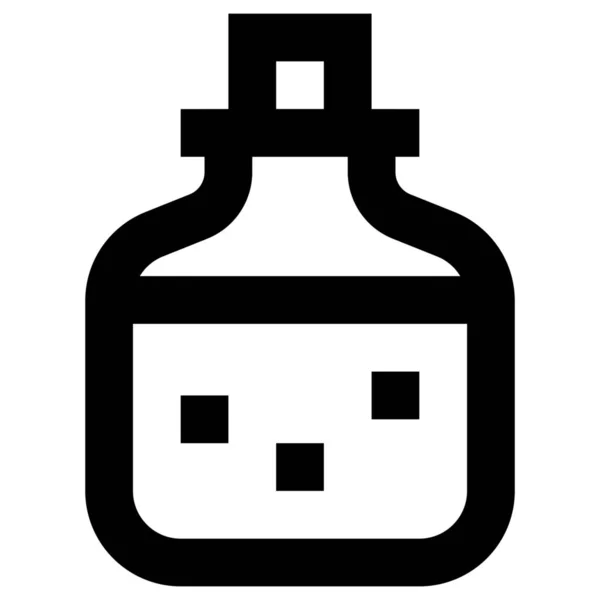 Flaschenverschluss Experiment Der Kategorie Wissenschaft Forschung — Stockvektor