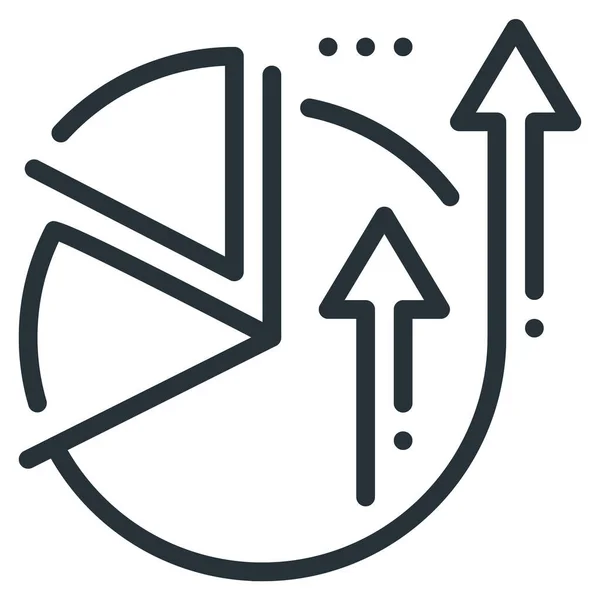 Icona Del Diagramma Del Database Dei Dati — Vettoriale Stock